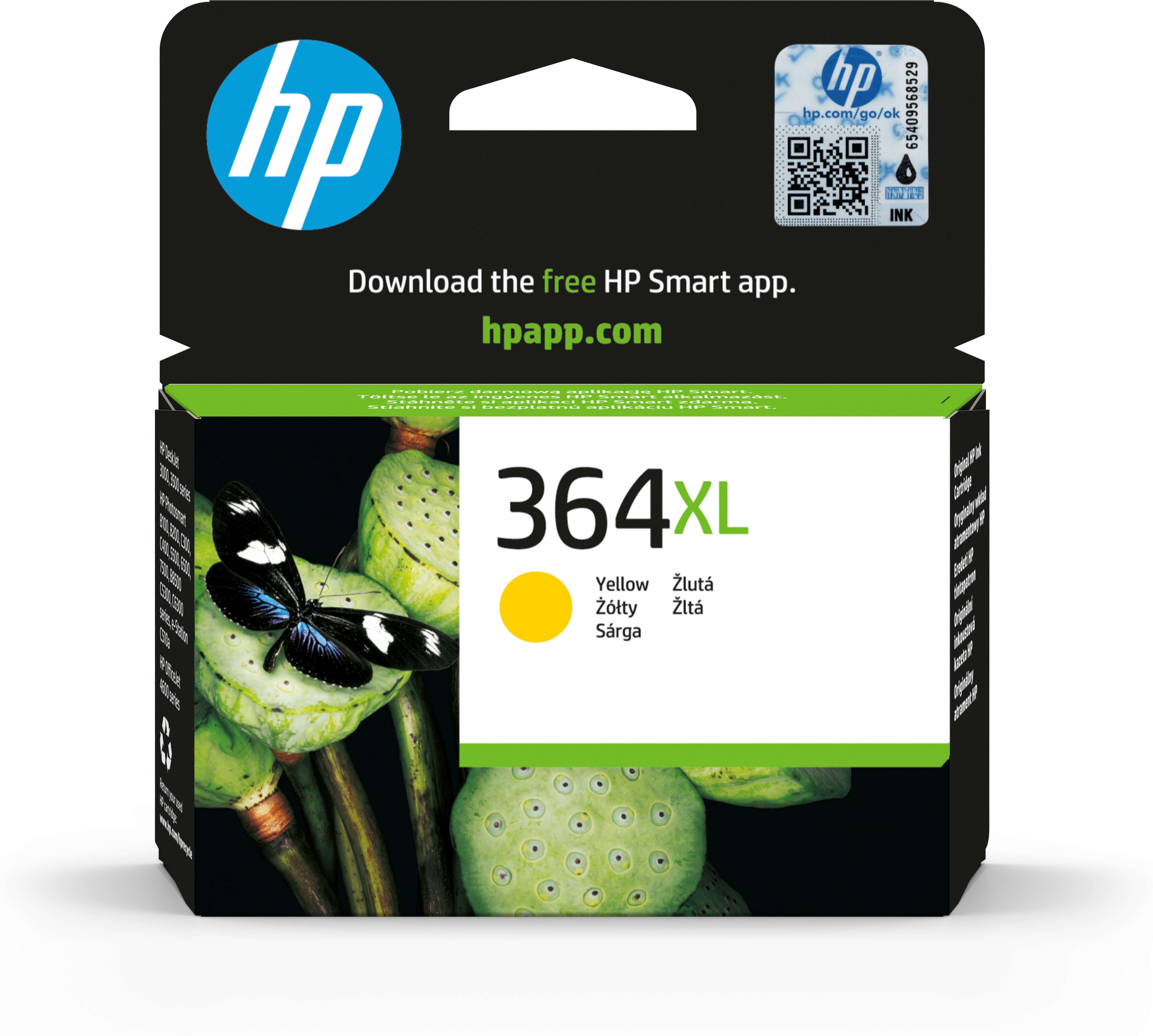 Inktcartridge HP 364 xl (CB325EE) 750 pagina's yellow