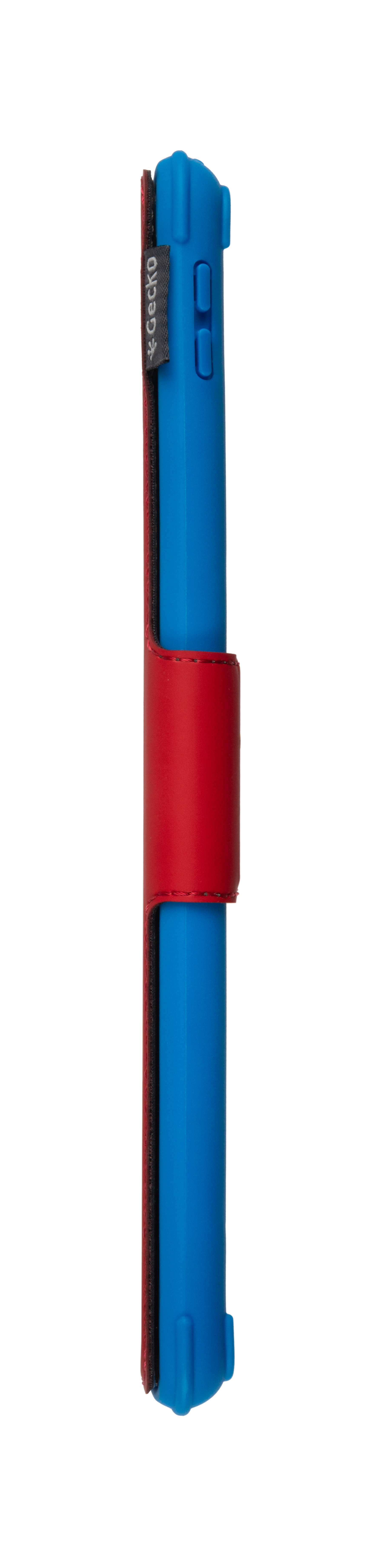 Gecko Super Hero Cover iPad 7/8/9th gen rood/blauw