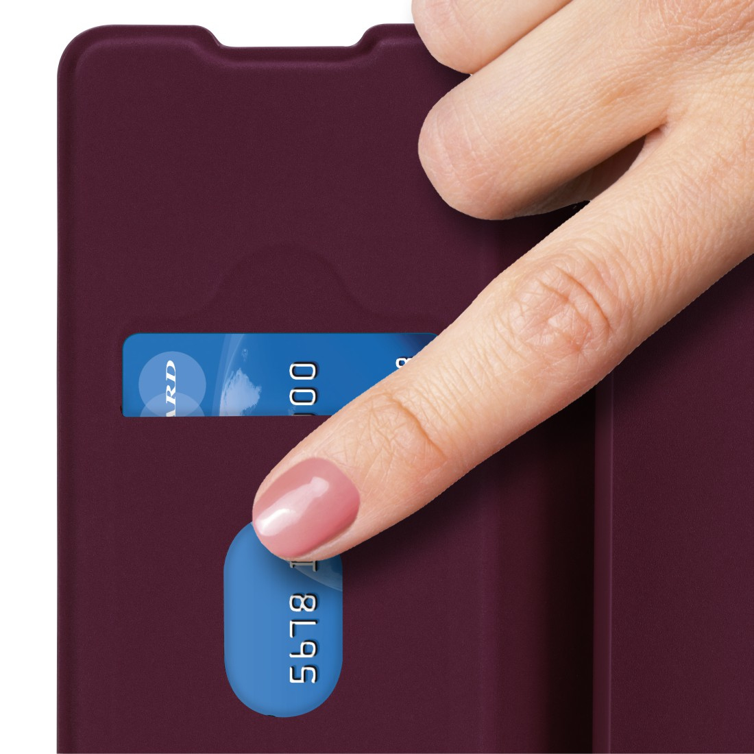 Hama Étui portefeuille Guard Pro pour Samsung Galaxy A33 5G, bordeaux