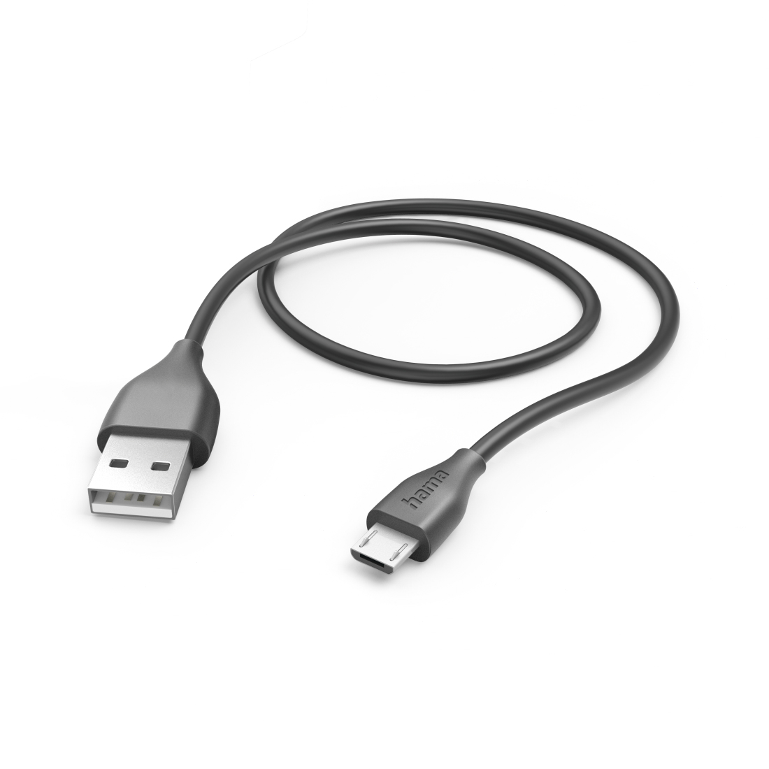 Hama Câble de charge, USB-A - micro-USB, 1,5 m, noir