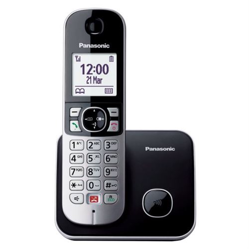 PANASONIC DECT KXTG6851NLB MONO BLA