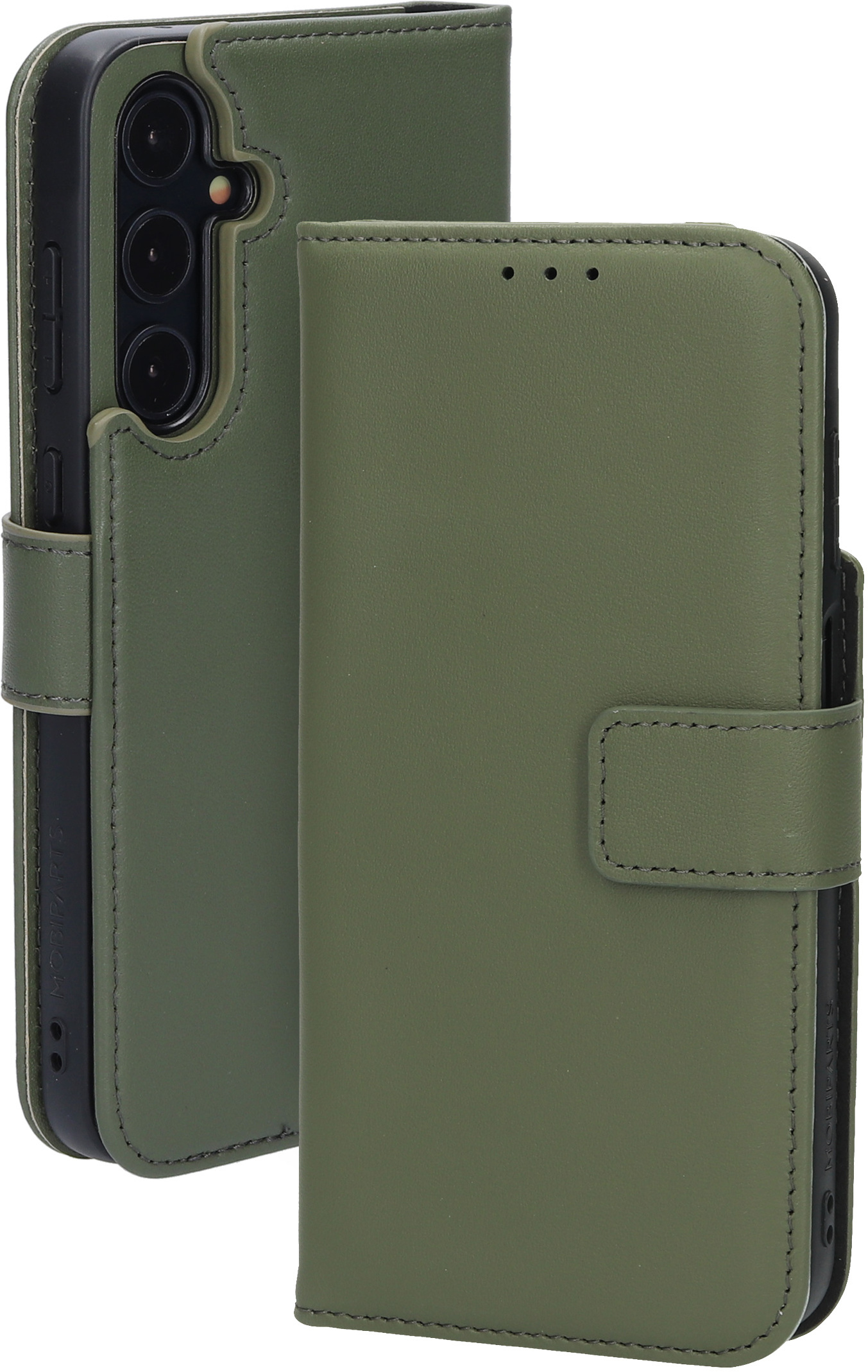 Mobiparts Leather 2 in1 Wallet Case Samsung Galaxy A35 Green