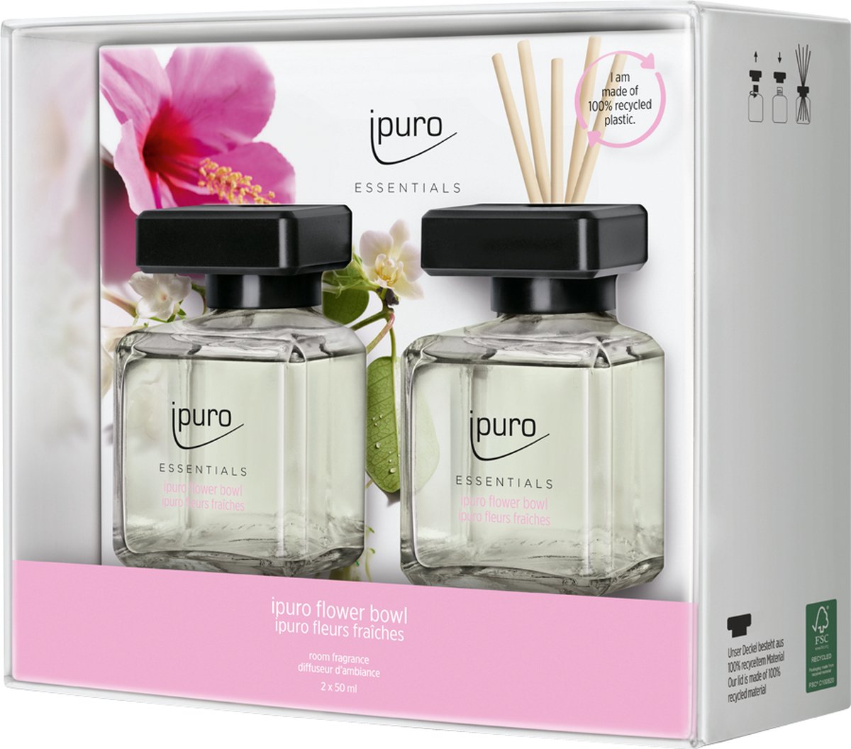 Diffuser IPURO 26IFC1091 Essential Flower Bowl 2x50ml