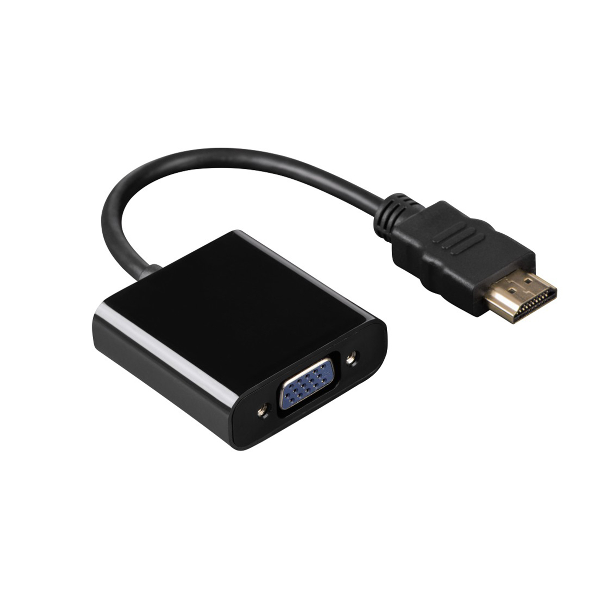 Hama 00054569 video kabel adapter HDMI Type A (Standaard) VGA (D-Sub) + 3.5mm Zwart