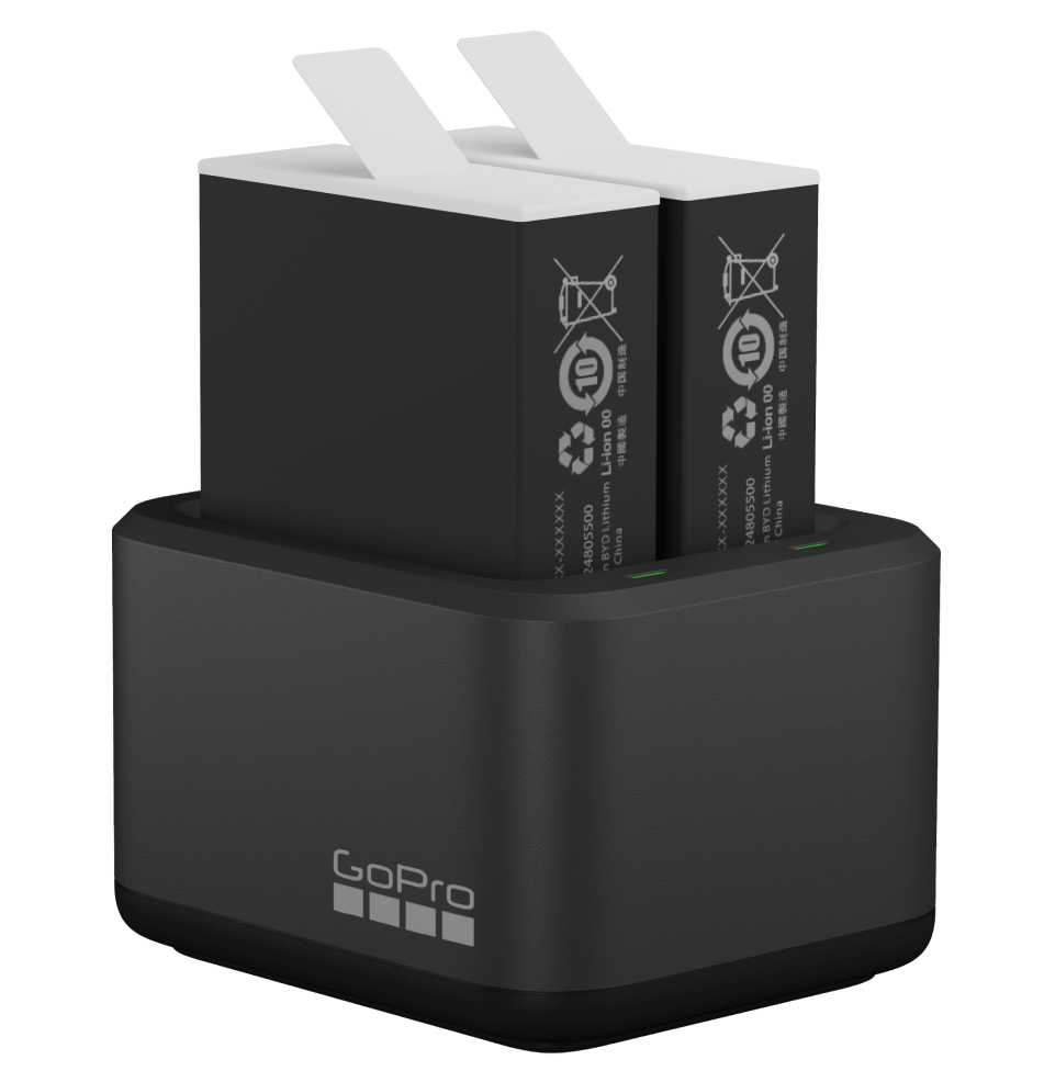 GoPro Dual Battery Charger + Enduro Battery Hero 9 > 12