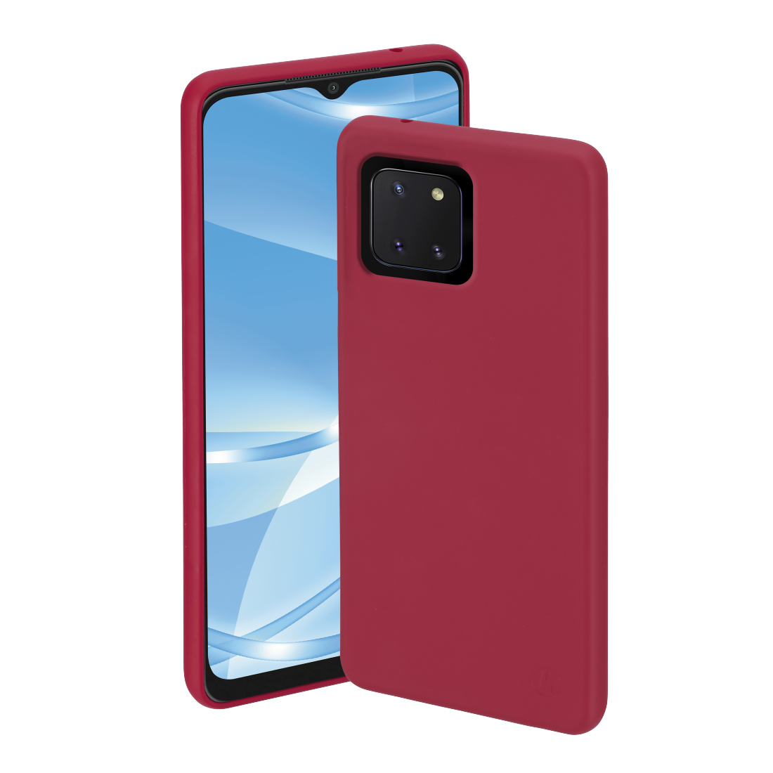 Cover  Finest Feel  voor Samsung Galaxy A22 5G, rood