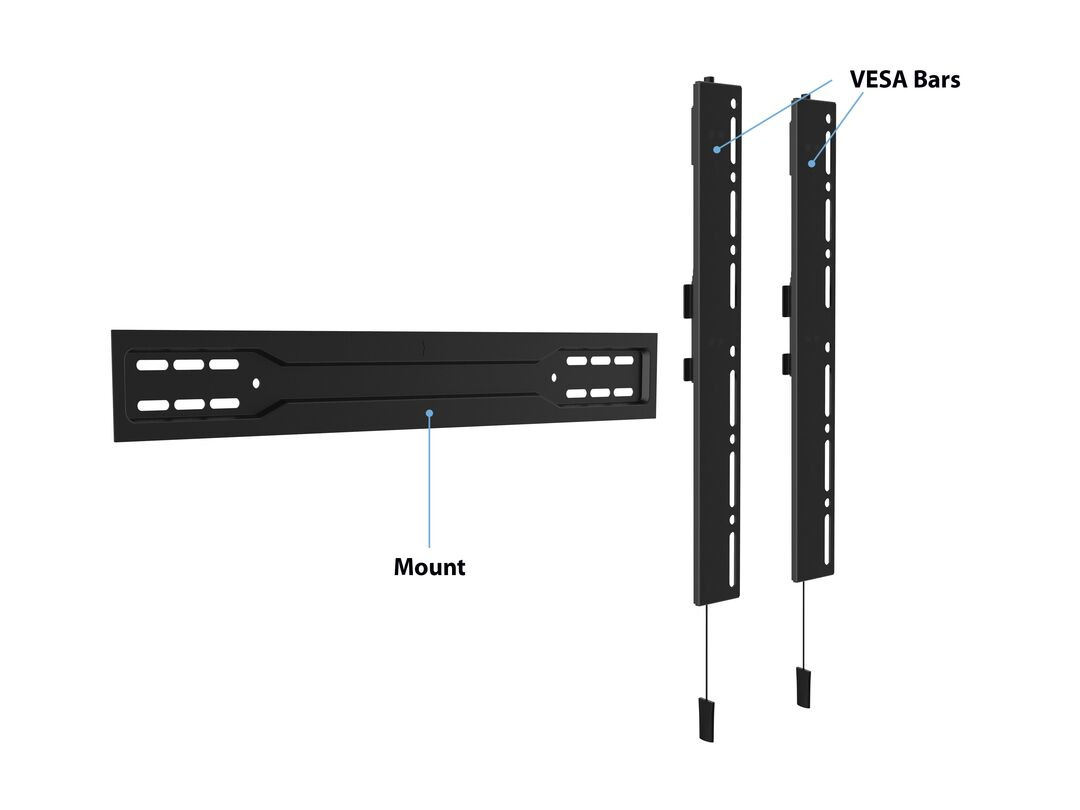 Multibrackets 5563 bevestiging voor signage-beeldschermen 2,54 m (100") Zwart