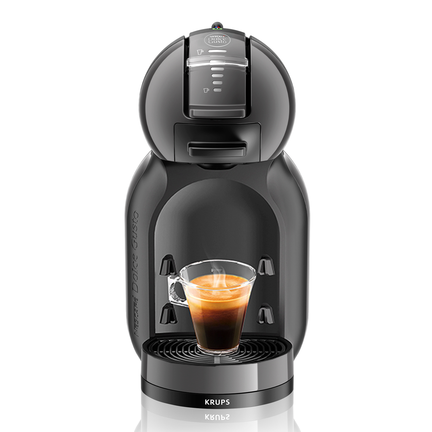 Koffiecapsulemachine KRUPS KP1208 MiniMe Black/Grey YY2353FD