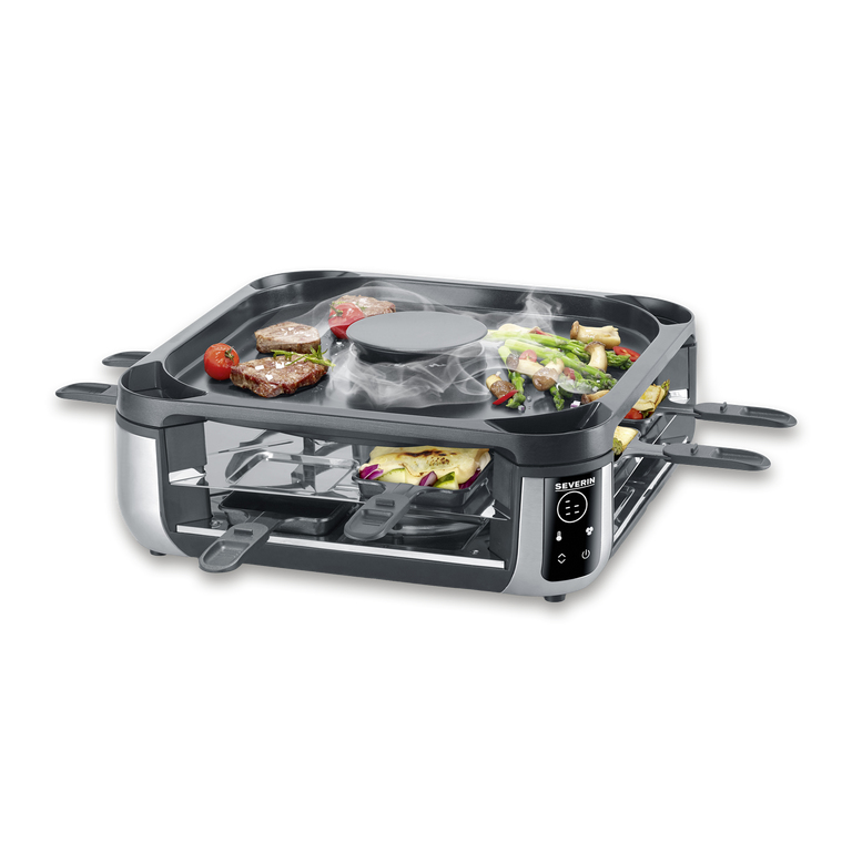 Raclette - grill SEVERIN RG2379 Sevento / afzuiging / 8 pers.