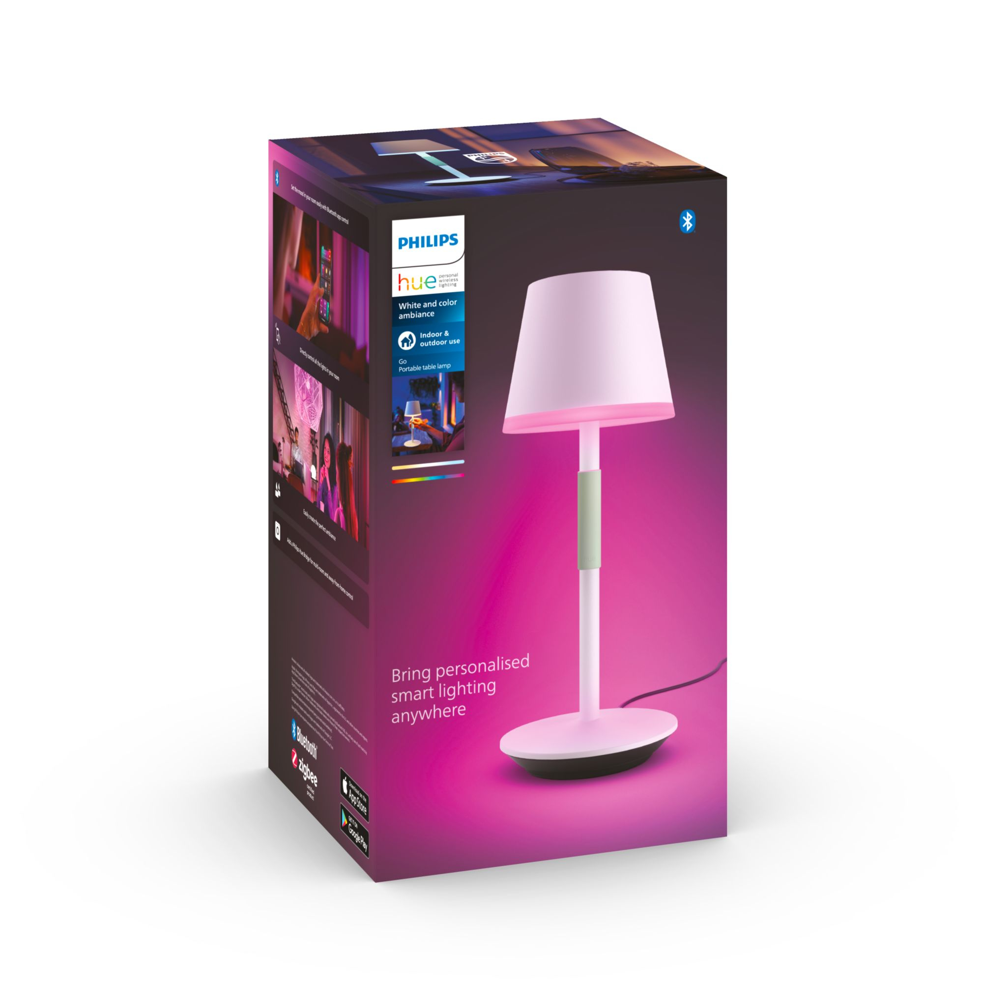 Philips Hue White and Color ambiance Hue Go draagbare tafellamp