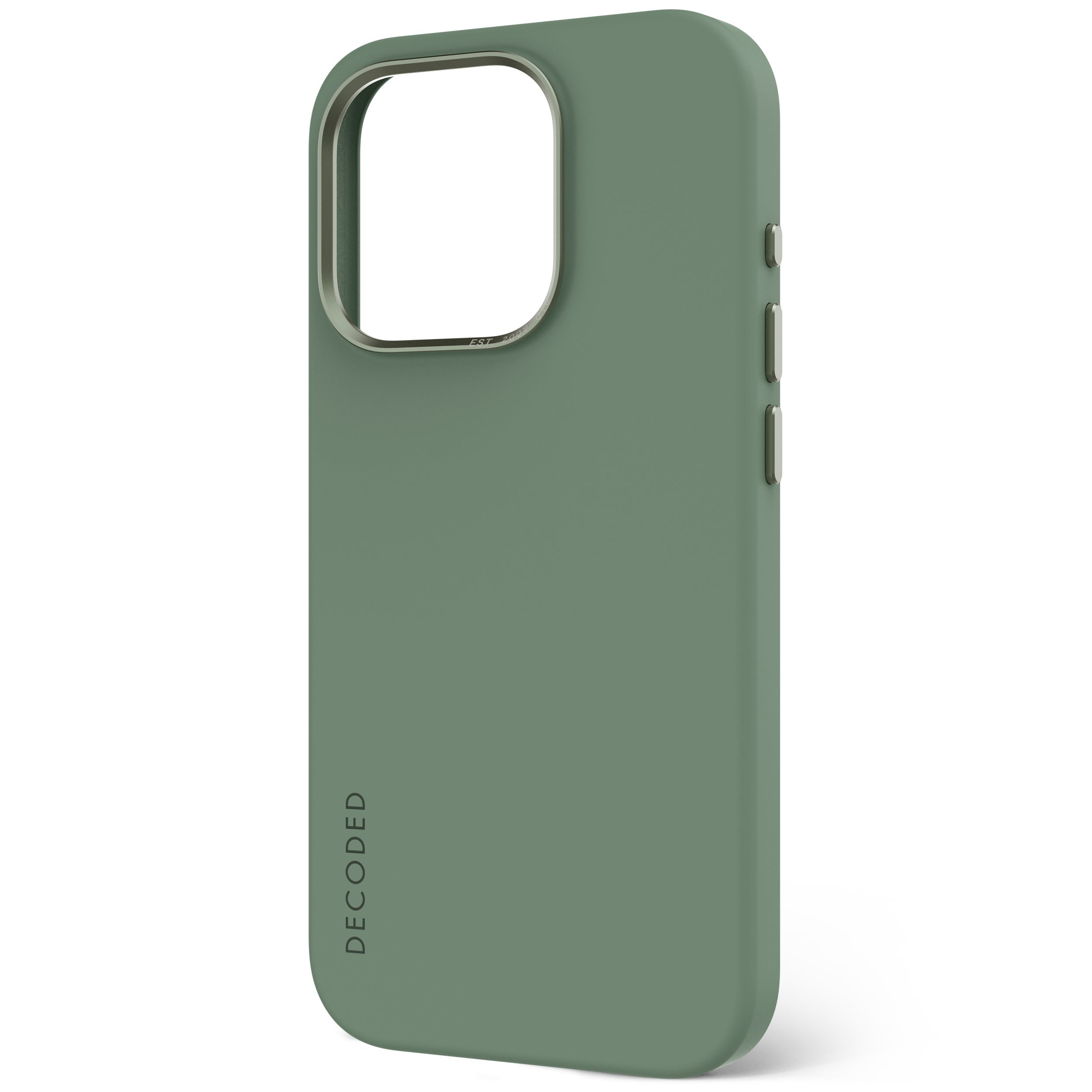 Tas DECODED Silicone Backcover iPhone 15 Pro Sage Leaf