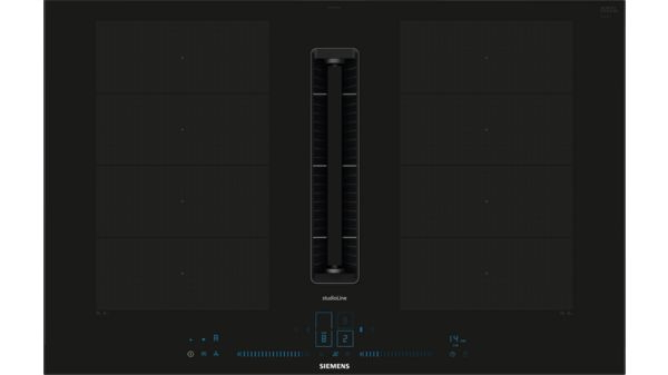 Siemens EX877NX68E kookplaat Zwart Ingebouwd 80 cm Inductiekookplaat zones 4 zone(s)