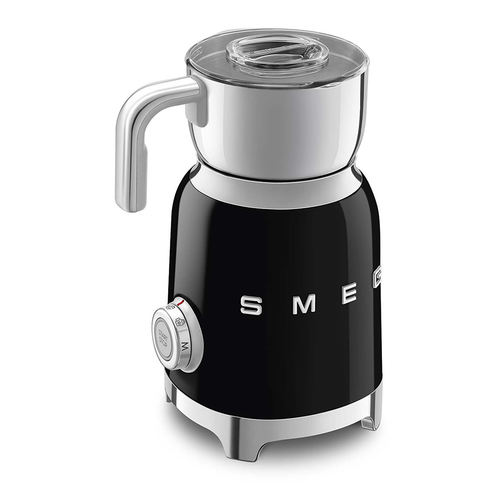 Smeg mousseur à lait noir MFF11BLEU