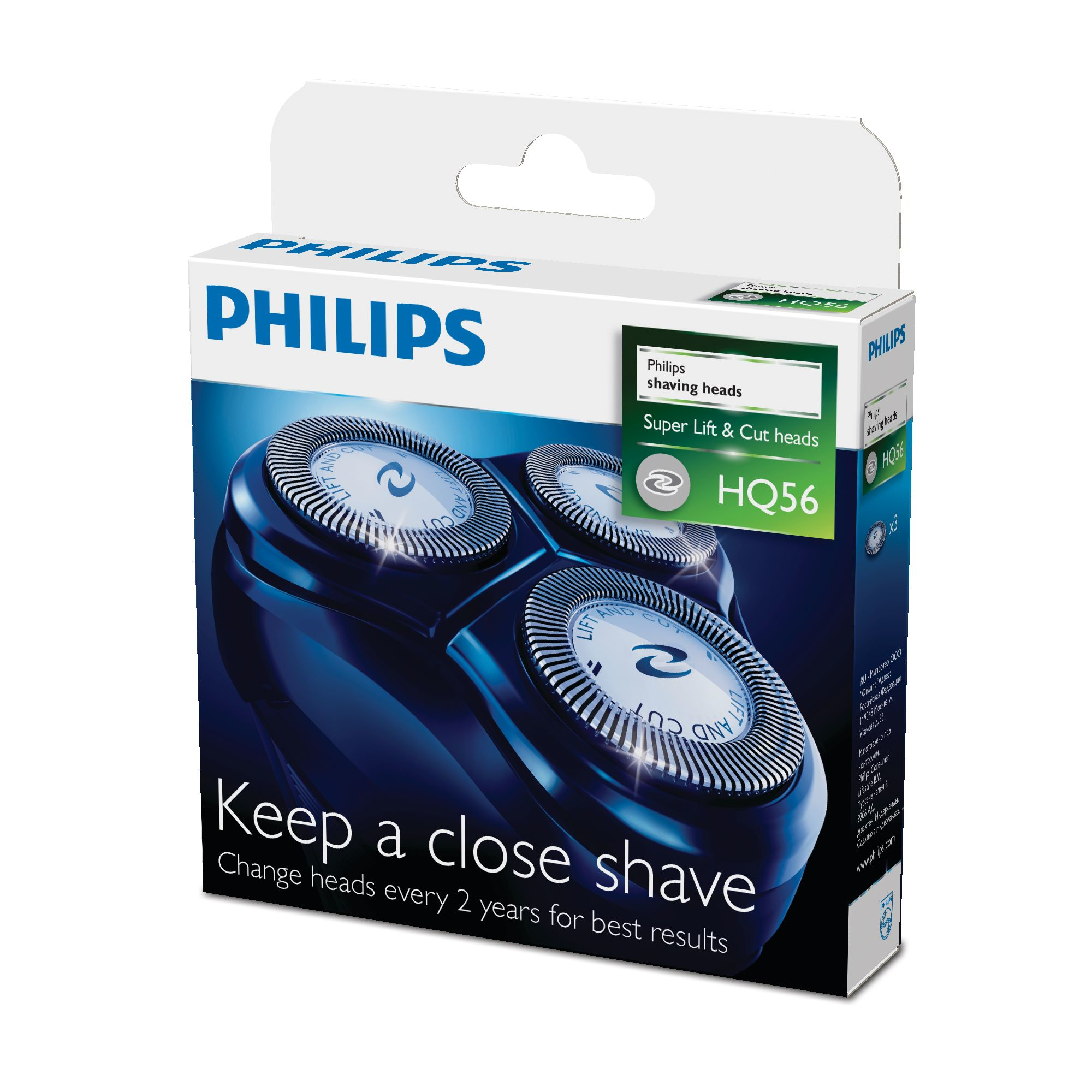 Philips Têtes de rasage, CloseCut, compatible avec HQ900