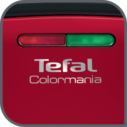 Wafel-/Croqueijzer TEFAL SW341512 Snack Time Colormania Rood