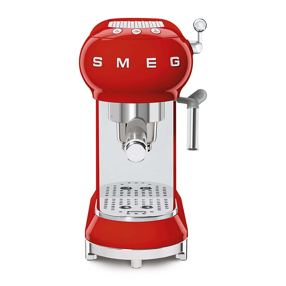 Espressomachine SMEG ECF01RDHEU 50's Style Rood