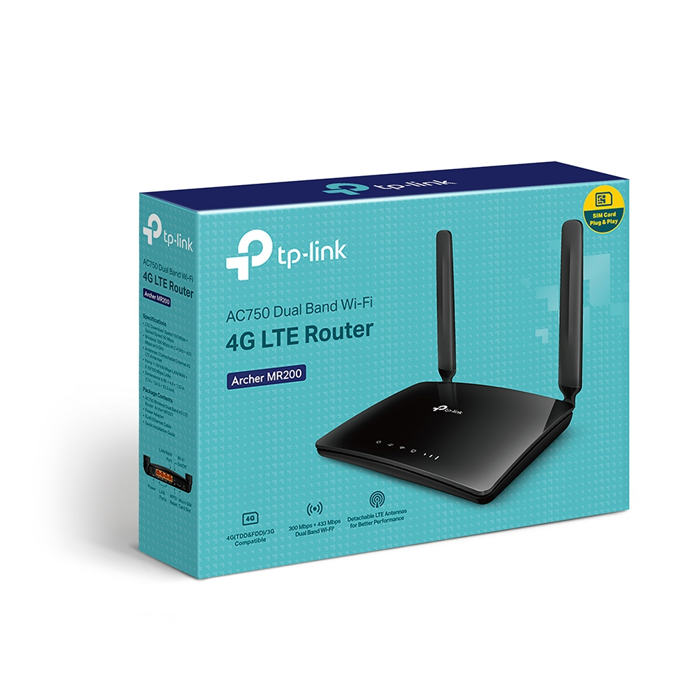 Router TP-Link Archer MR200 Wireless Dual Band 4G