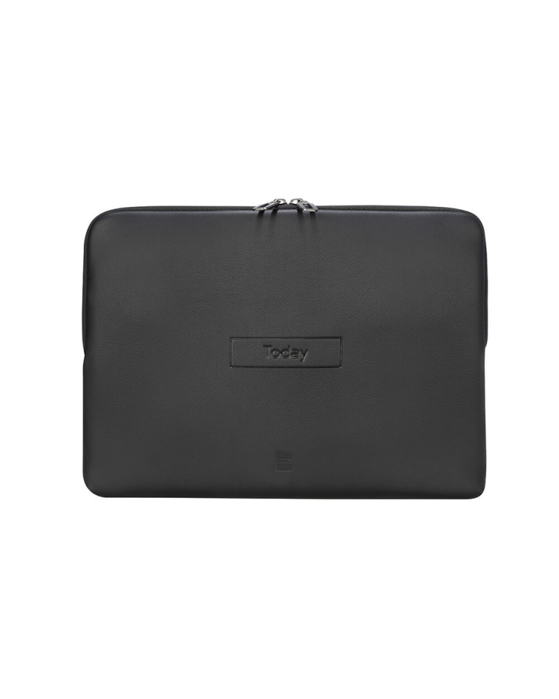 Laptopsleeve Tucano 15,6-16" Leather zwart