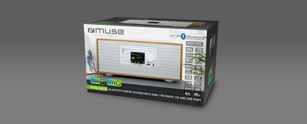 Muse micro systeem M695DBTW