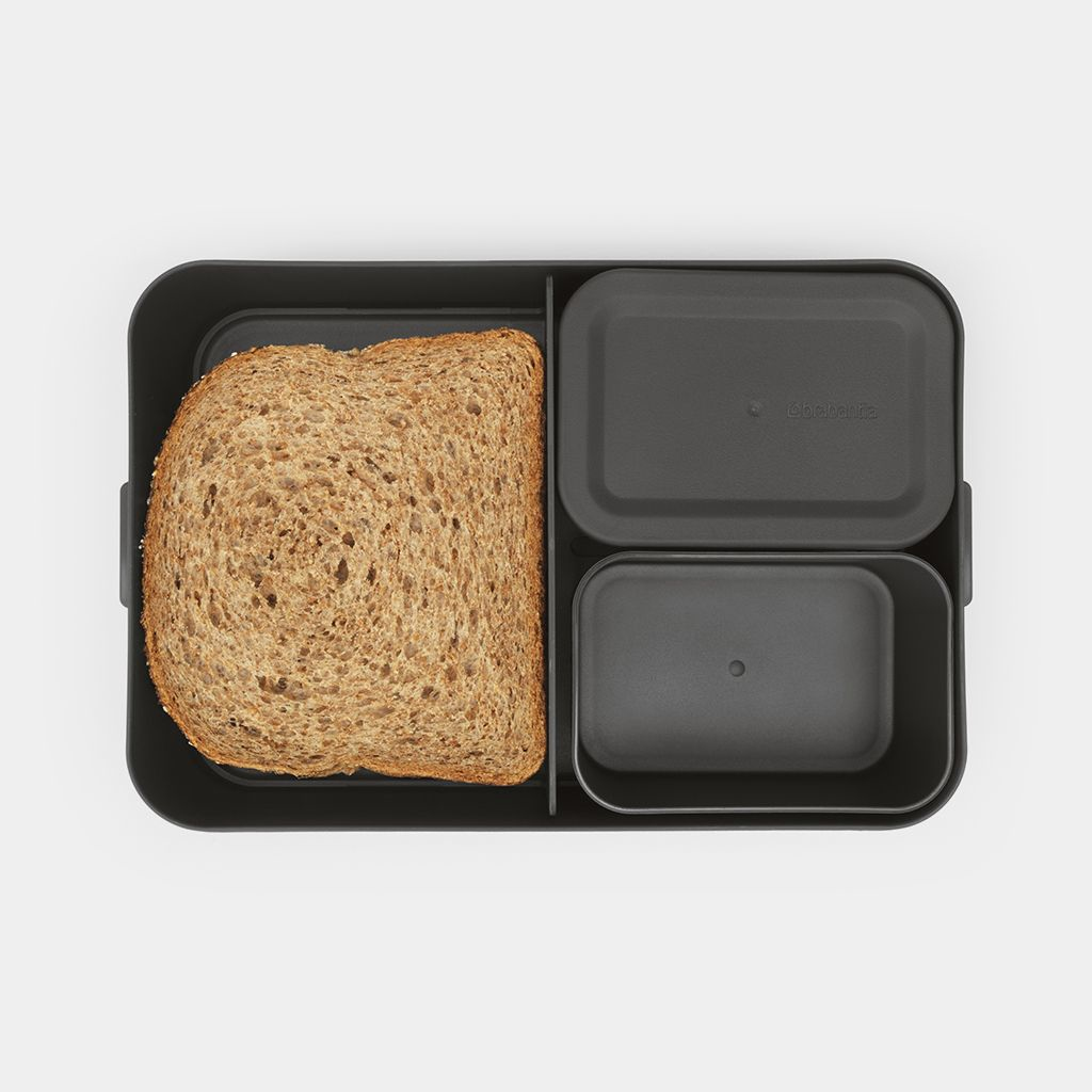 Bento Lunchbox Large BRABANTIA Make&Take Dark Grey