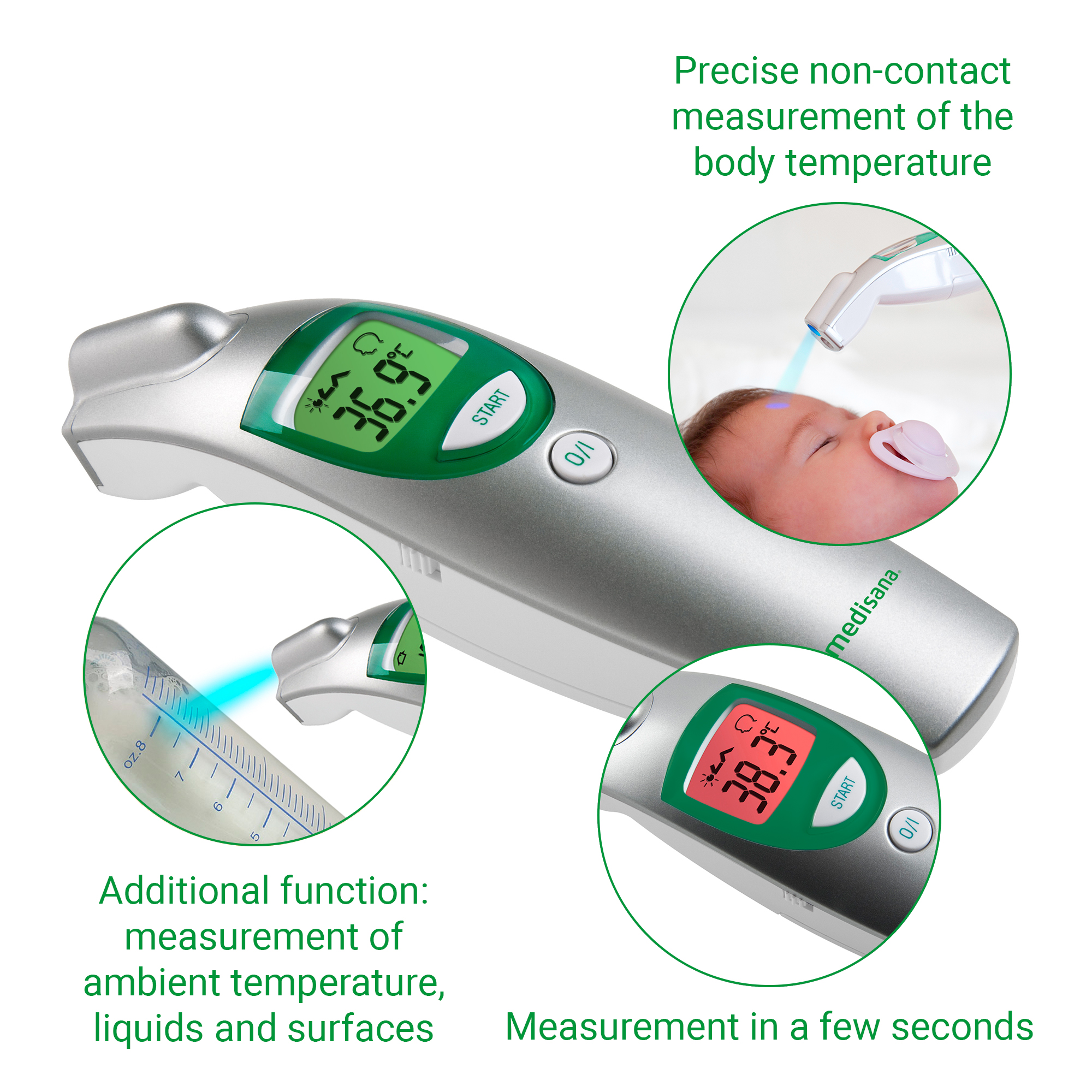 Koortsthermometer Medisana 76120