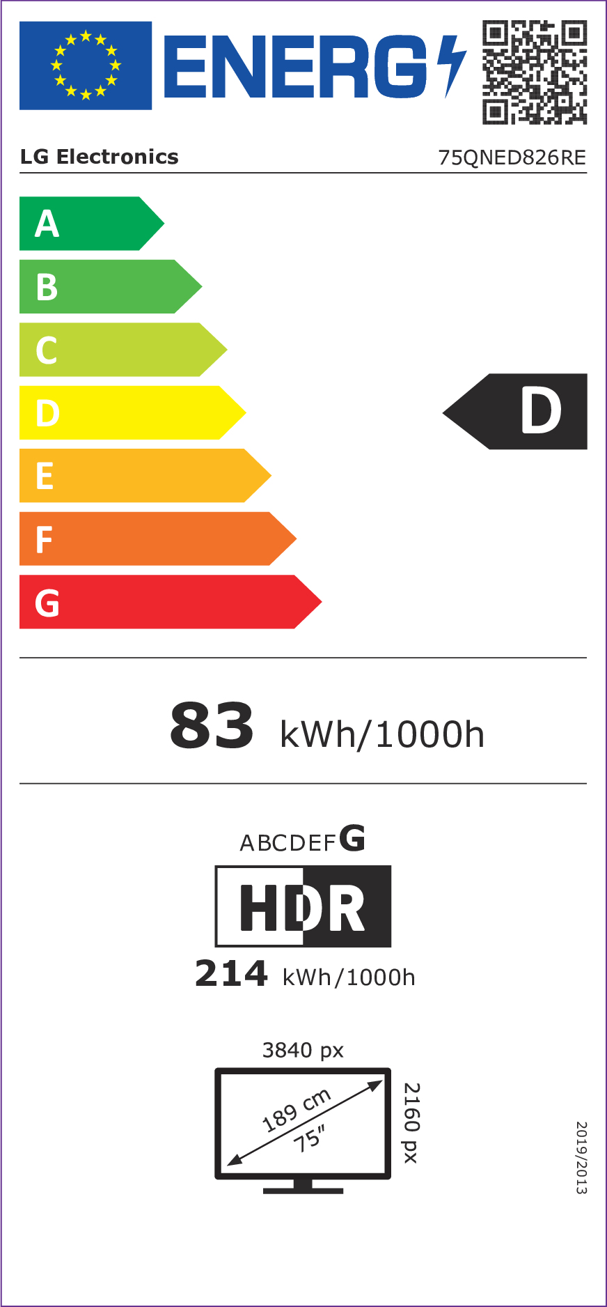 QNED TV LG 75QNED826RE