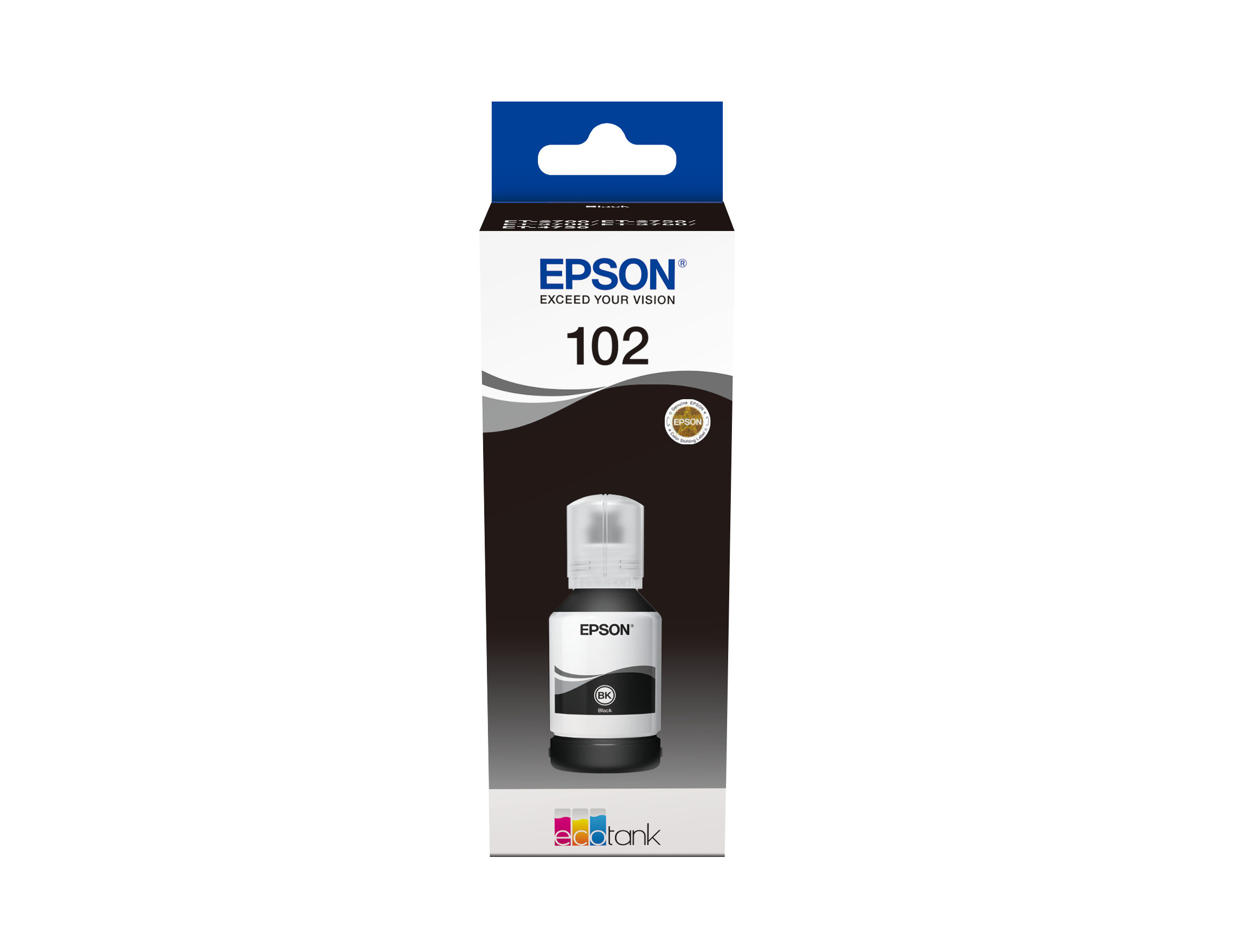 Epson Ink/102 Ink Bottle 127ml BK