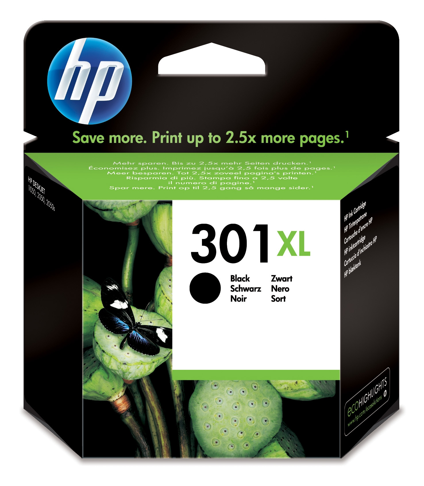 HP 301xl inktcartridge zwart