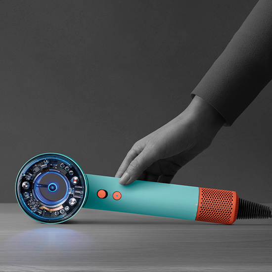 Haardroger DYSON 515276-01 Supersonic HD07 Nural blauw / oranje