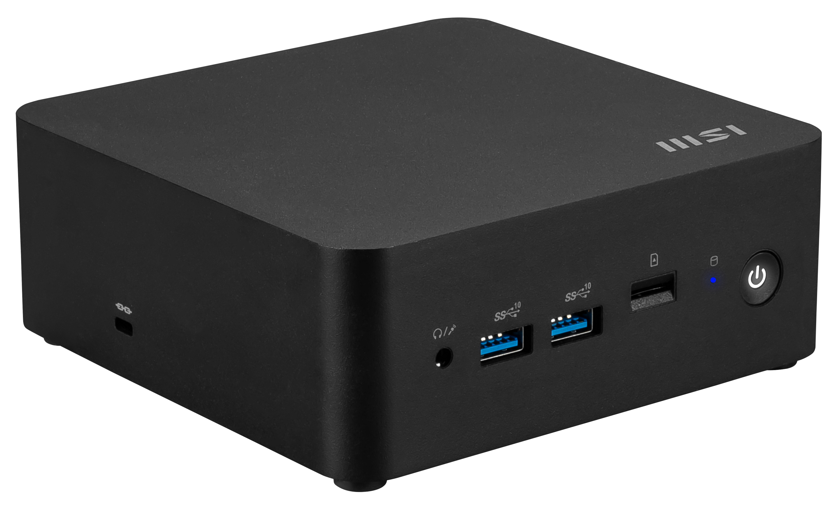 MSI Cubi NUC 1M-001EU Intel Core 7 150U 16 GB DDR5-SDRAM 1 TB SSD Windows 11 Pro 0.84L sized PC Mini PC barebone Zwart