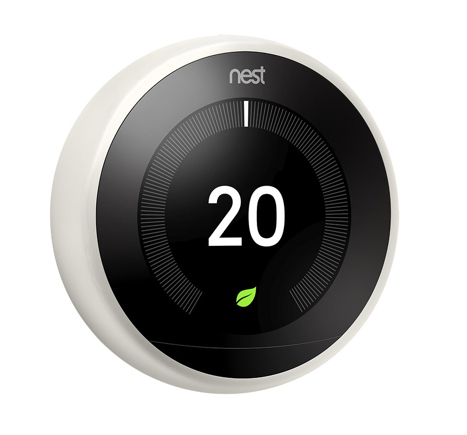Google nest learning thermostat white
