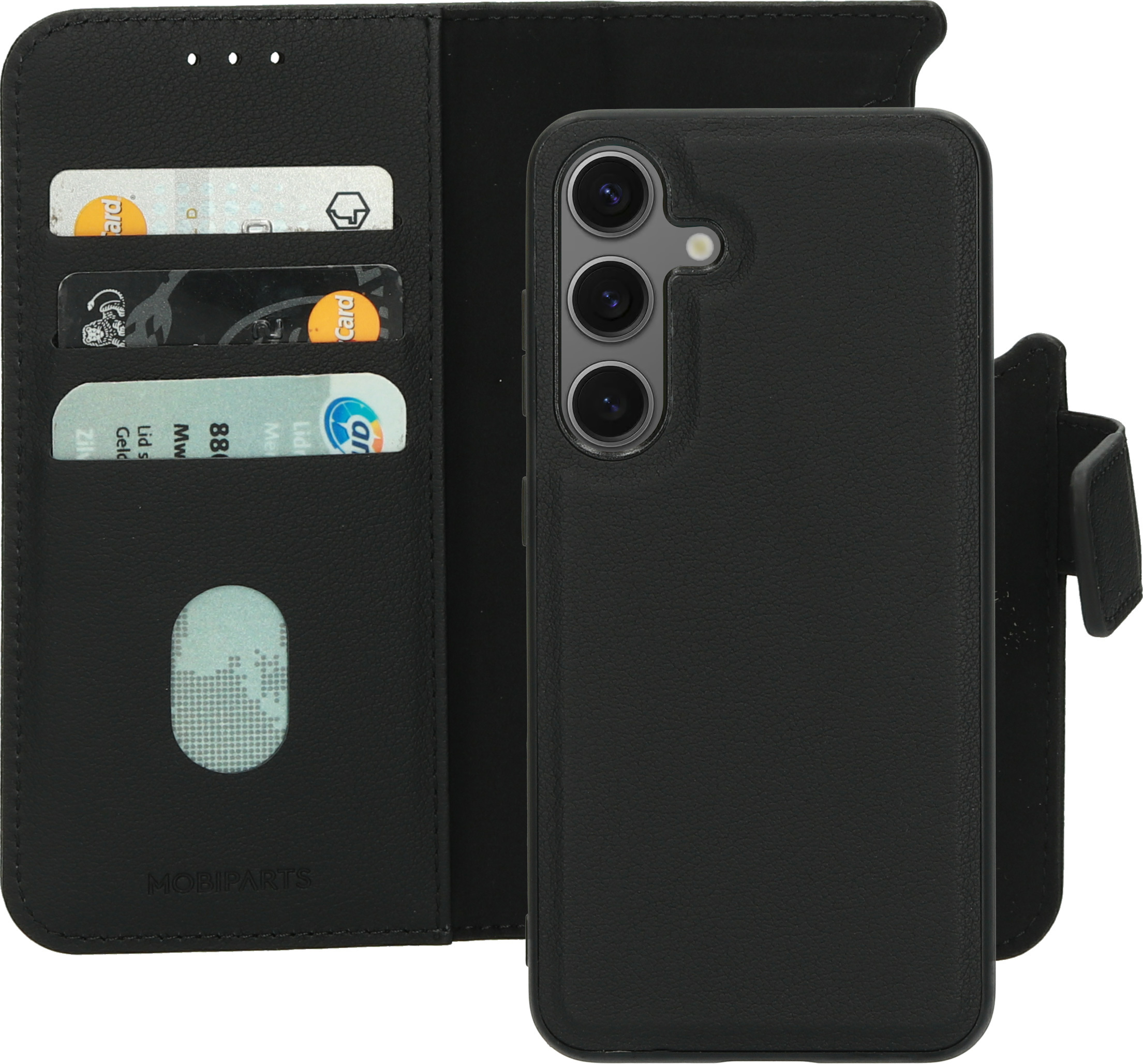 Mobiparts Leather 2 in1 Wallet Case Samsung Galaxy S24 Black