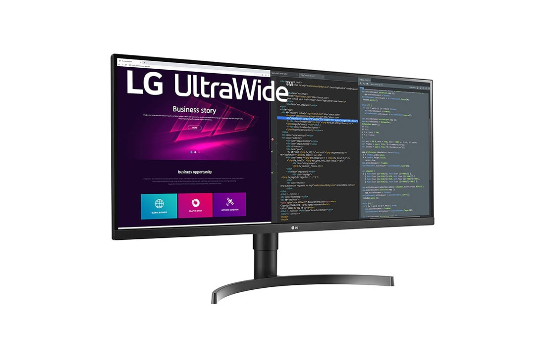 Monitor LG 34WN750P-B.AEU QHD 21:9 60Hz Zwart LG ULTRAWIDE