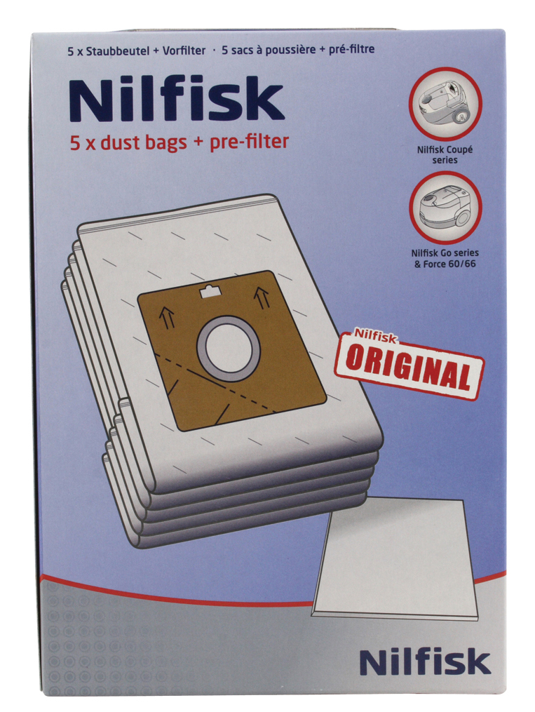 Nilfisk synthetische stofzak/ pre filter