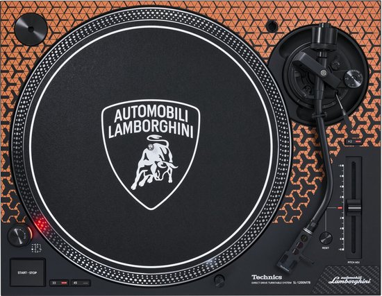 Platenspeler TECHNICS SL-1200M7PED Lamborghini rood/oranje