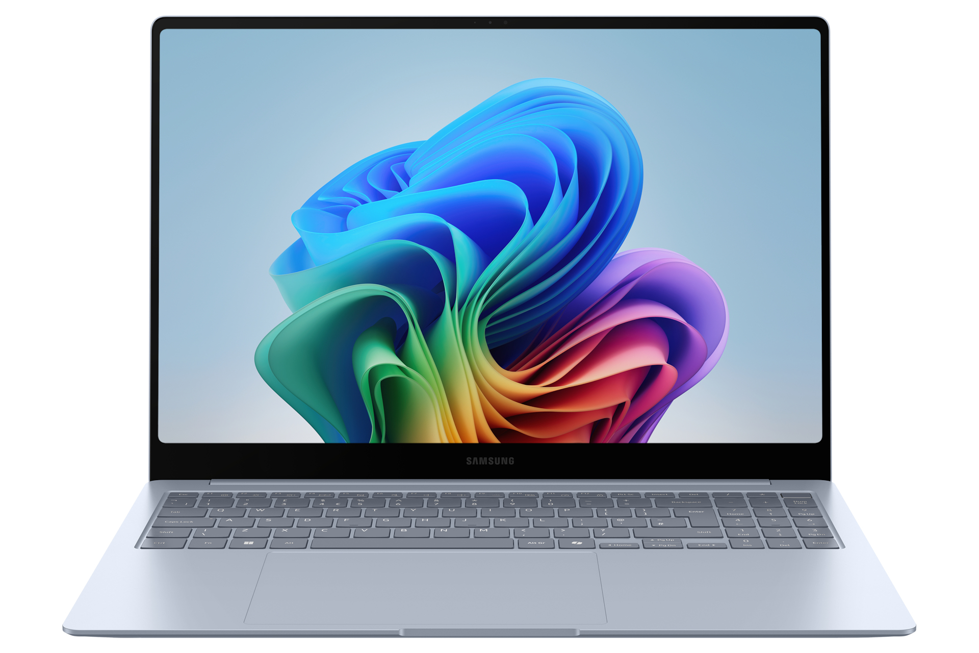 Samsung Galaxy Book4 Edge NP960XMA-KB1BE laptop Qualcomm Snapdragon X1E-80-100 40,6 cm (16") Touchscreen WQXGA+ 16 GB LPDDR5x-SDRAM 512 GB eUFS Wi-Fi 7 (802.11be) Windows 11 Home Blauw