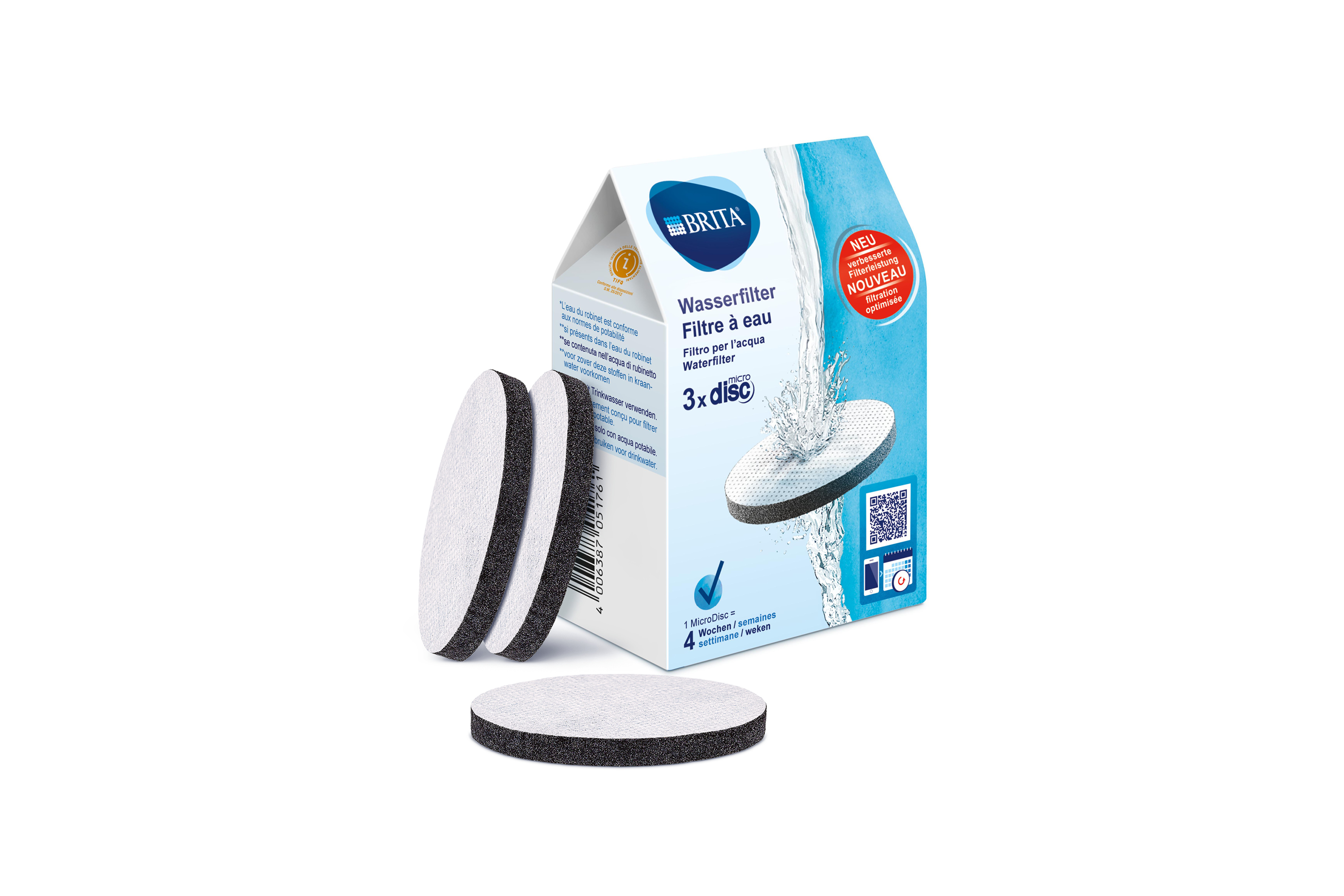 Brita 3 x MicroDisc Waterfilterschijf 3 stuk(s)