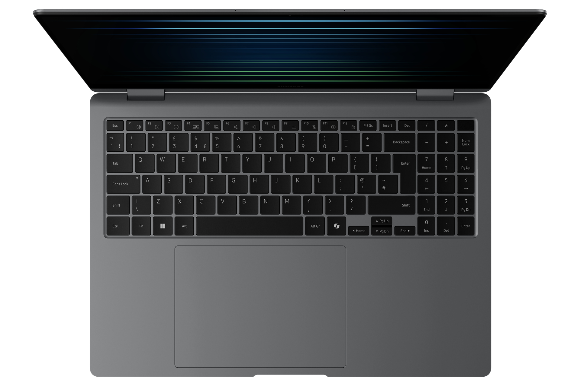 Samsung Galaxy Book5 Pro 360 Intel Core Ultra 7 256V Ordinateur portable 40,6 cm (16") Écran tactile WQXGA+ 16 Go LPDDR5x-SDRAM 512 Go SSD Wi-Fi 7 (802.11be) Windows 11 Home Gris