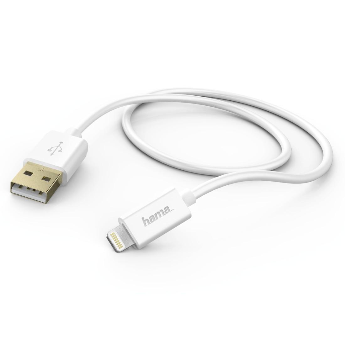 Hama 1.5m, Lightning/USB 1,5 m Wit