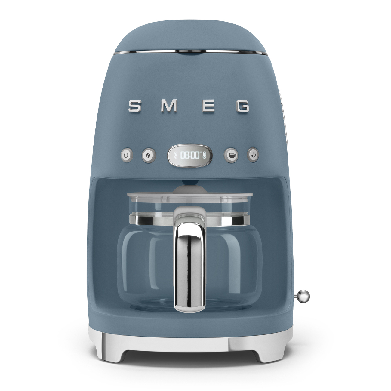 Smeg cafetiere Storm Blue Mat DCF02SBMEU