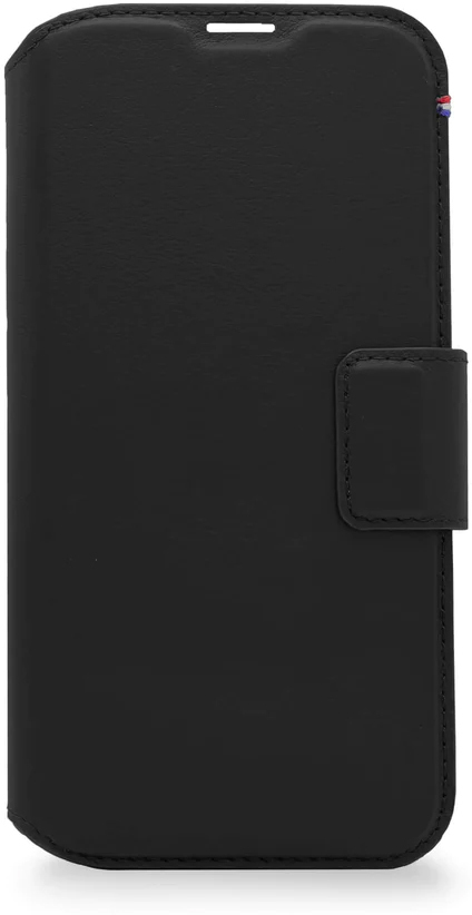 Tas DECODED Leather Detachable Wallet Case iPhone 14 Black