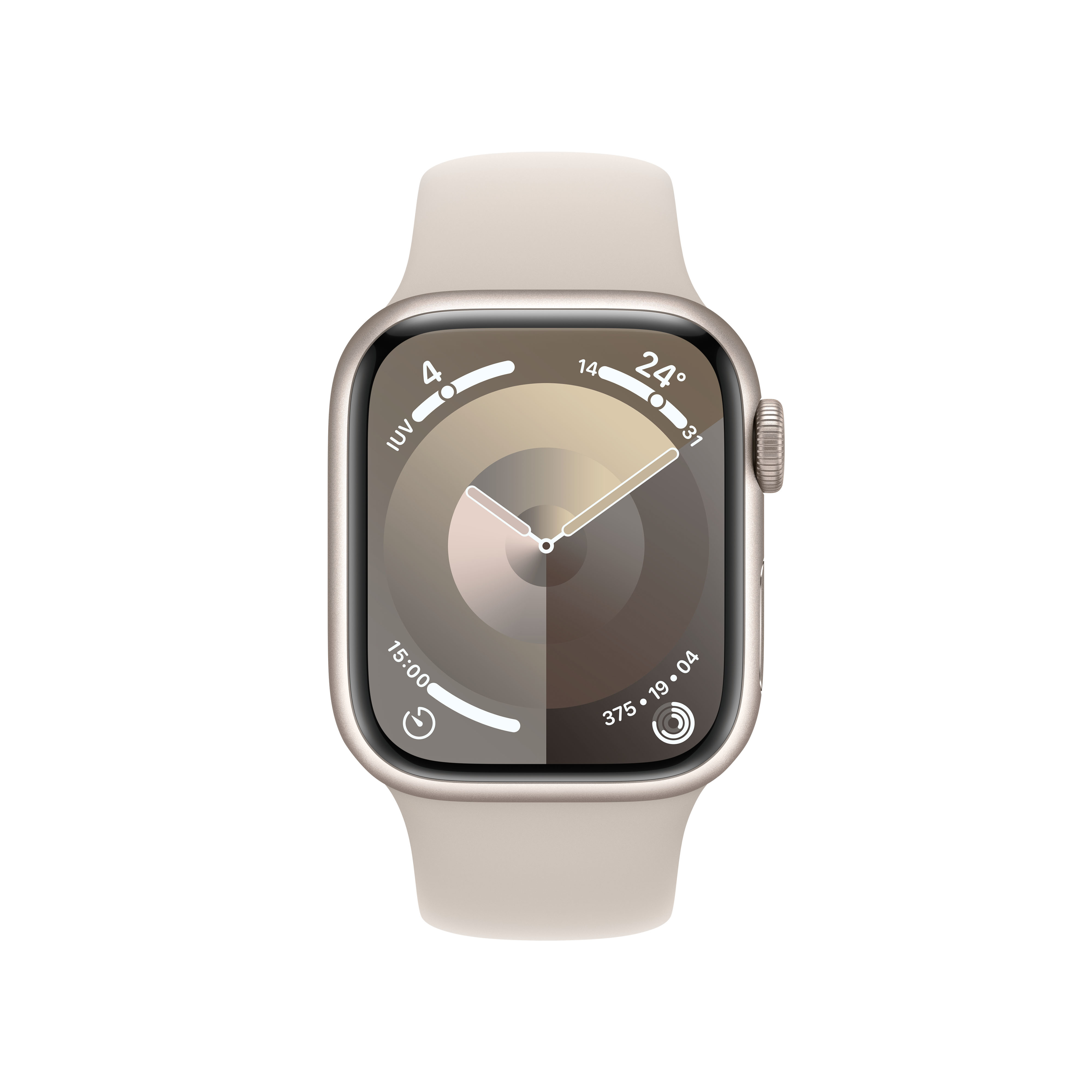 Apple Watch Series 9 41 mm Digitaal 352 x 430 Pixels Touchscreen Beige Wifi GPS