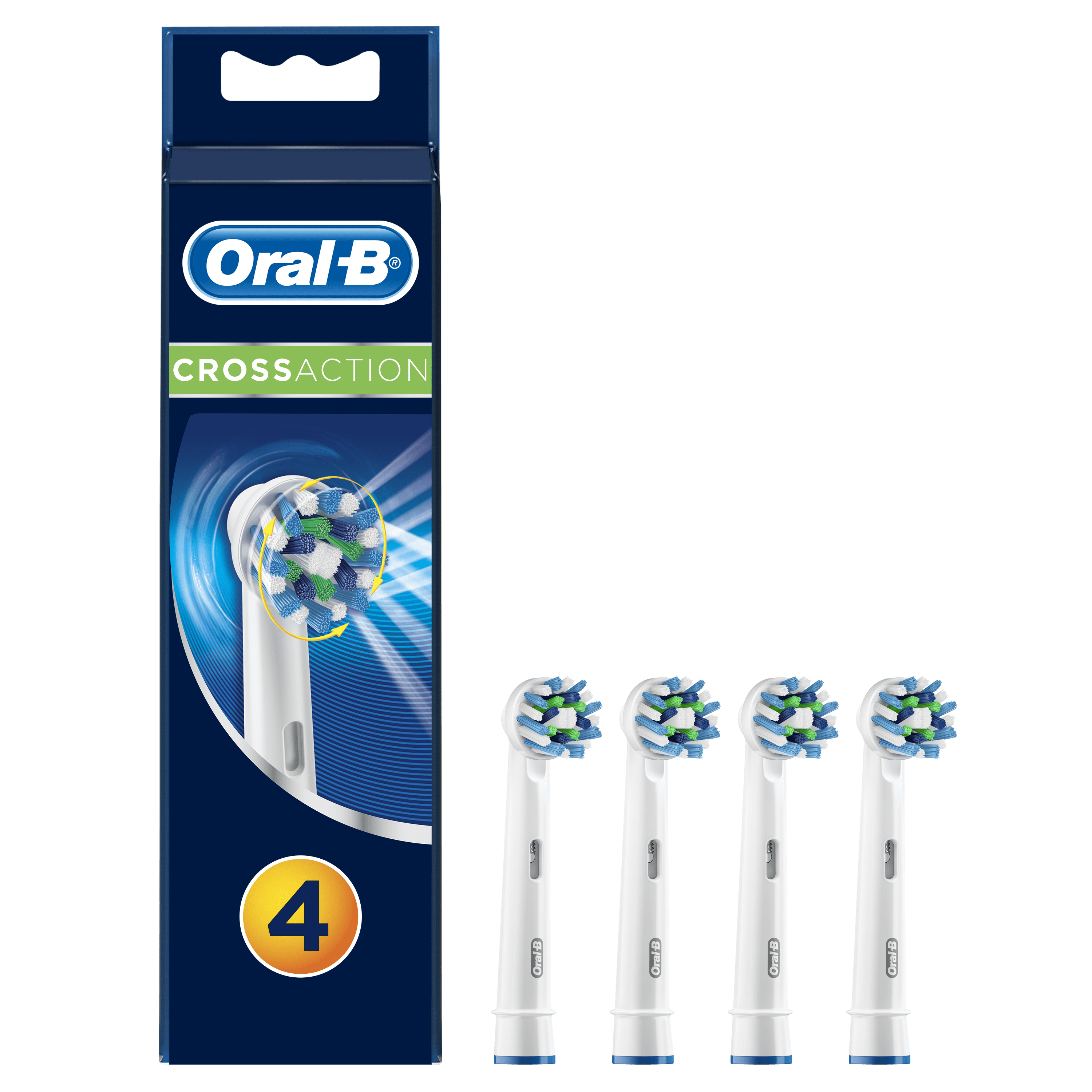 Oral-B CrossAction Power Opzetborstels 3+1 Stuks