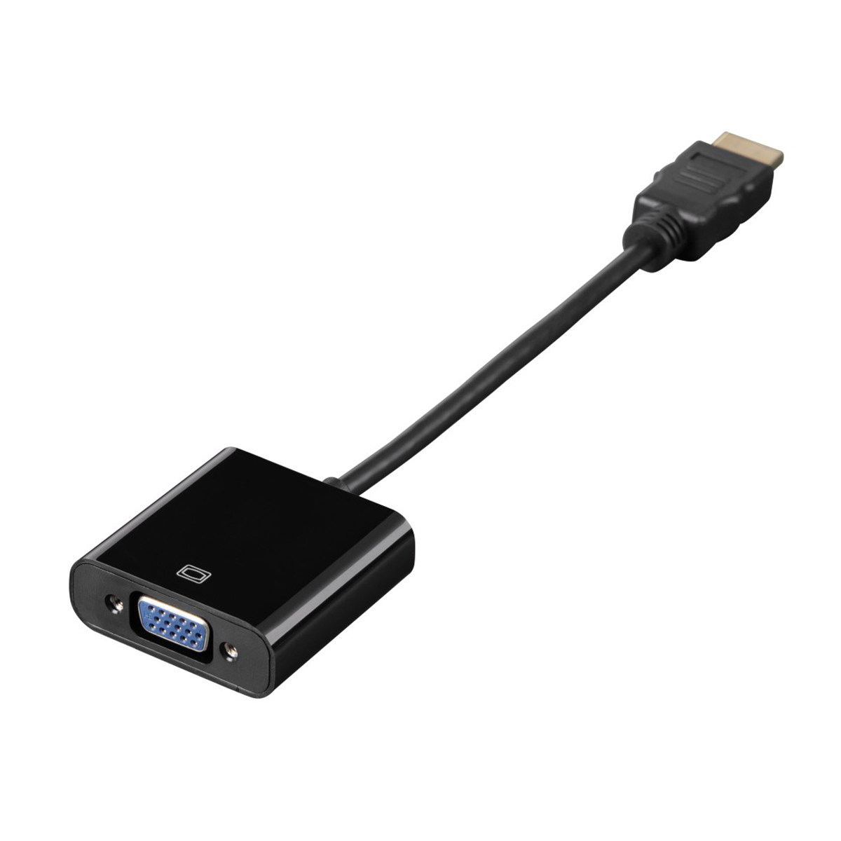 Hama 00054569 video kabel adapter HDMI Type A (Standaard) VGA (D-Sub) + 3.5mm Zwart