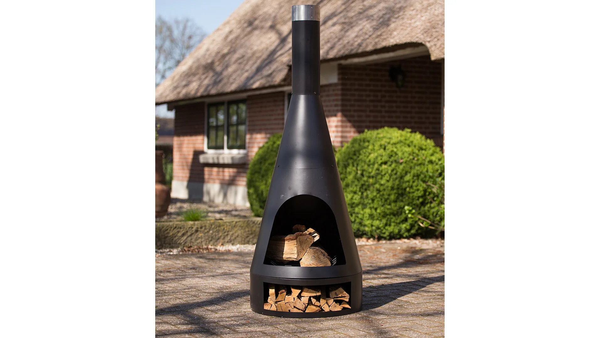 Terrashaard REDFIRE 84051 Kingston Large with wood storage