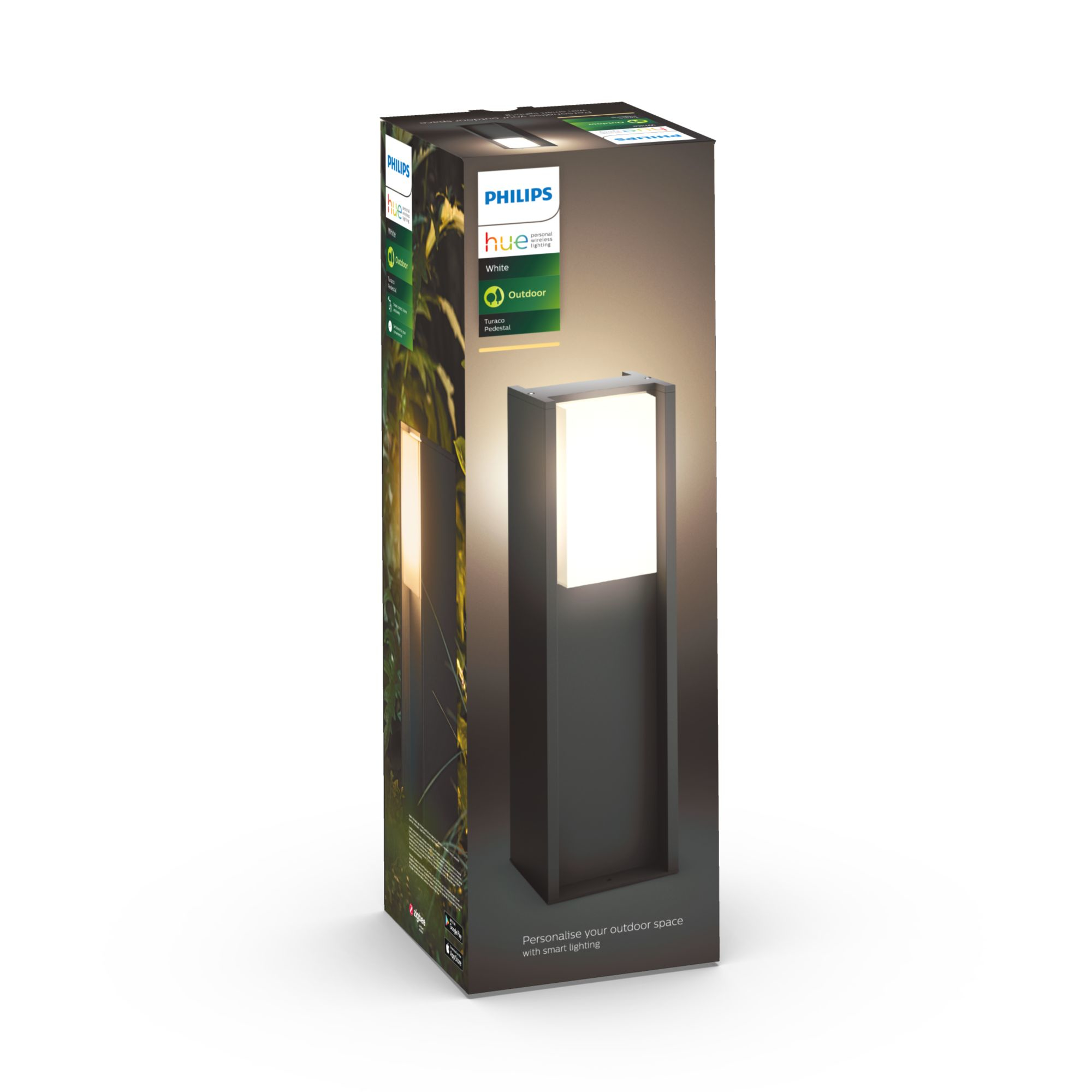 Outdoor PHILIPS HUE Turaco Sokkellamp