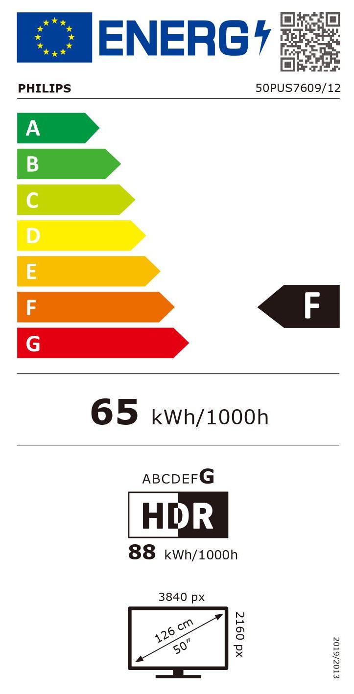 TV LED UHD PHILIPS 50PUS7609/12