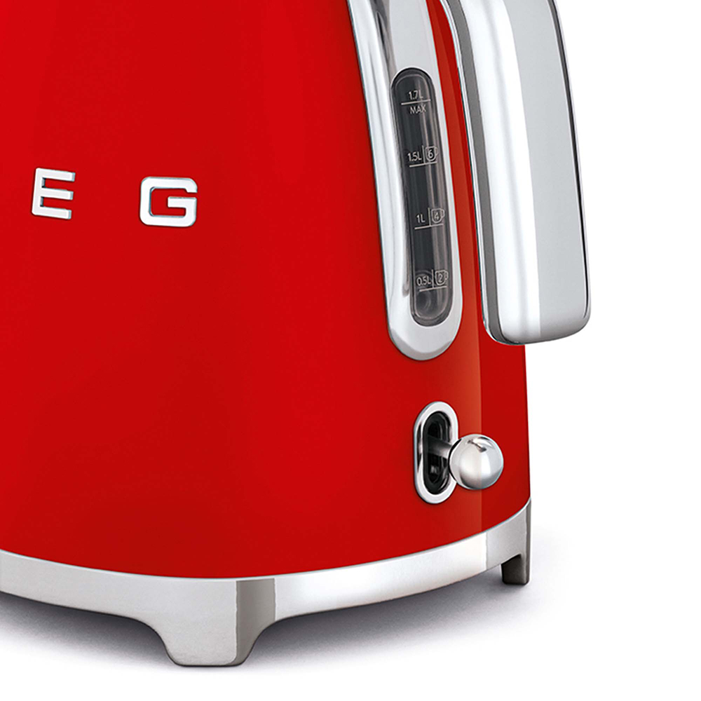 Smeg waterkoker 1,7 rood KLF03RDEU