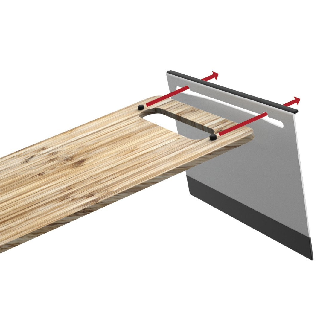 Houder  Timber  voor tablet-pc´s van 7 - 10,5 , bamboe