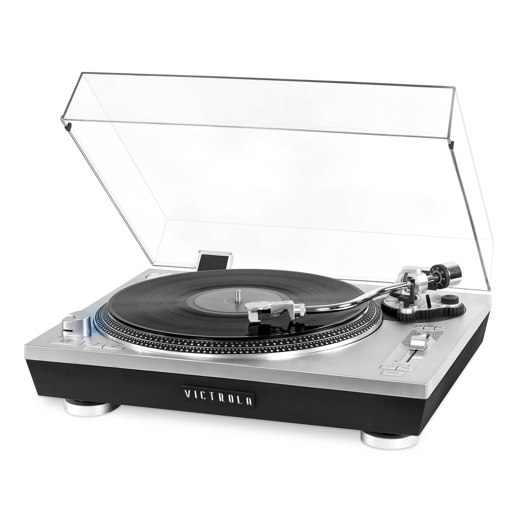 Platenspeler VICTROLA VPRO-2000-SLV zilver